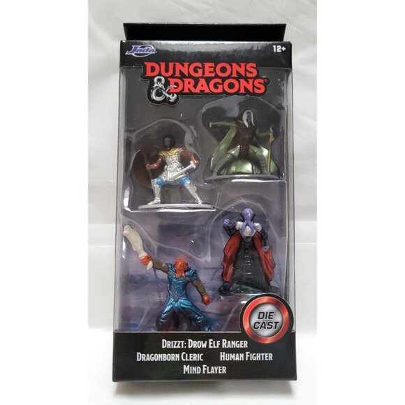 Jada Toys 2020 Dungeons & Dragons Die Cast 4 Piece Figure Set #31690 - Picture 1 of 6